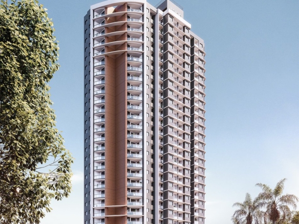 Fachada imponente do Edifício Píer Boulevard em Jockey de Itaparica Vila Velha Construtora Argo