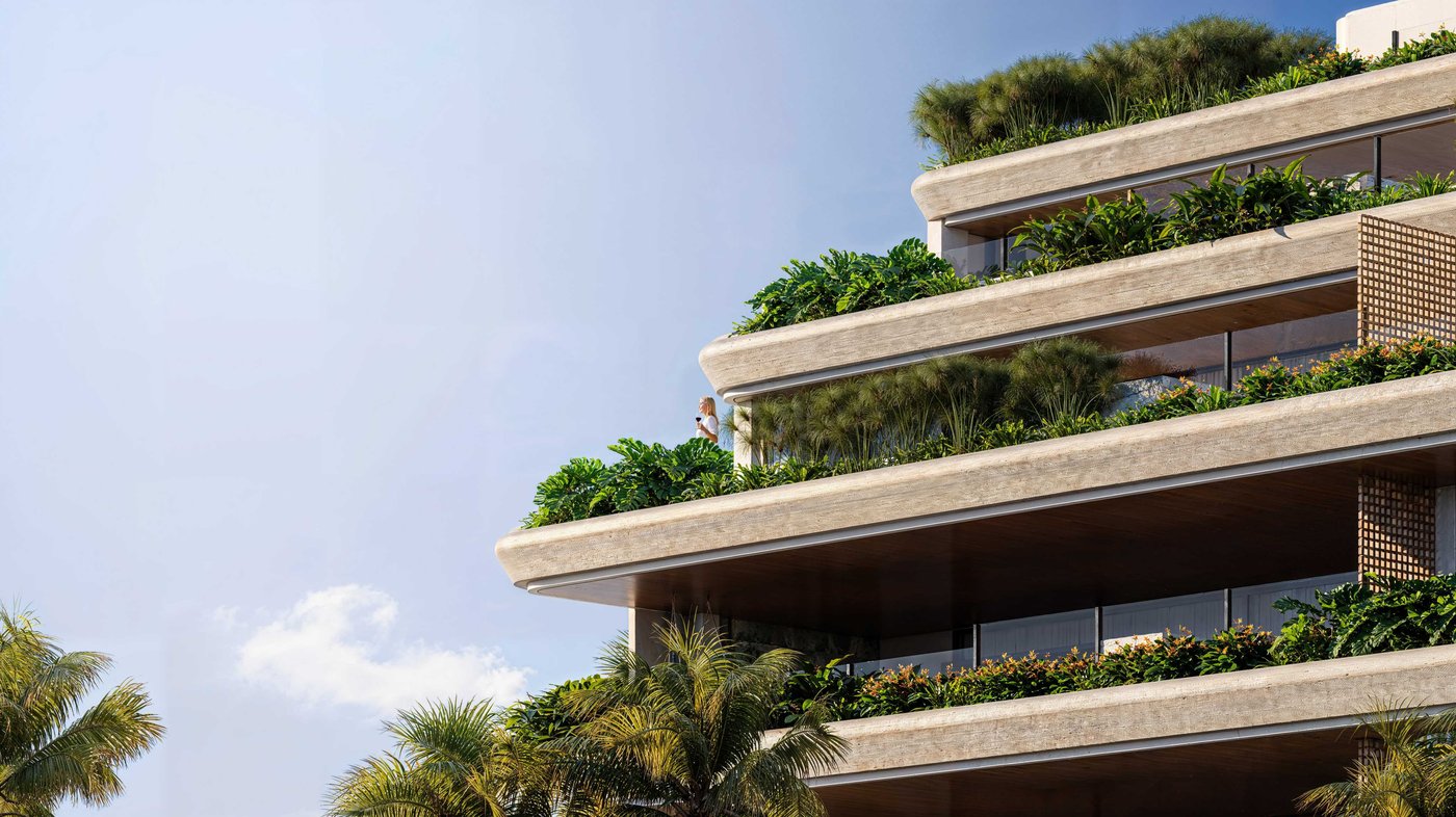 Seven Mansões Suspensas edifício de altíssimo luxo 1 por andar na orla da Praia da Costa Vila Velha